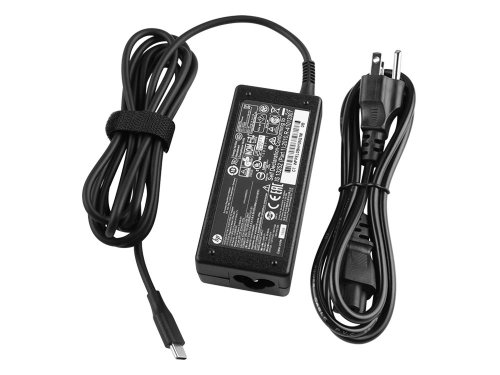 Original 45W USB-C Charger HP Chromebook 14a-na0009ca 14a-na0130nr 14a-na0010no AC Adapter