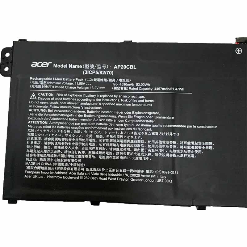 Original Battery Acer Aspire 3 A315-58G-59VD 4590mAh 53Wh