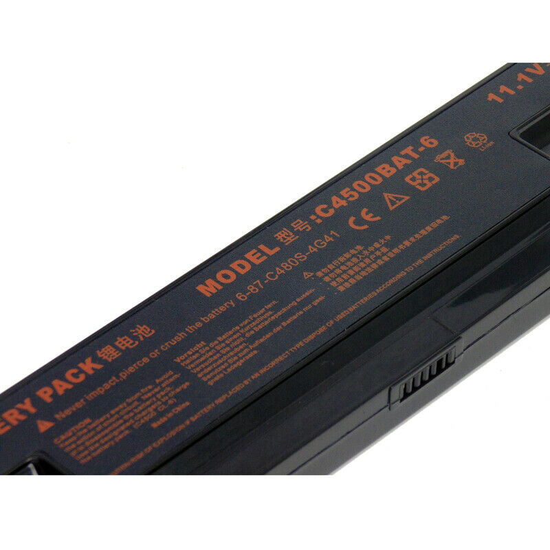 Battery Clevo B410x B713x C410x C450x 4400mAh 48.84Wh