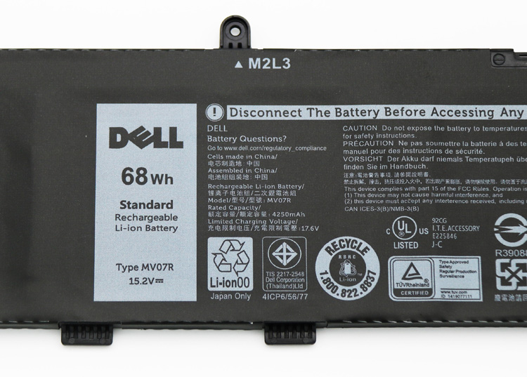 Original 4255mAh 68Wh Battery Dell G5 15 5500 P89F003