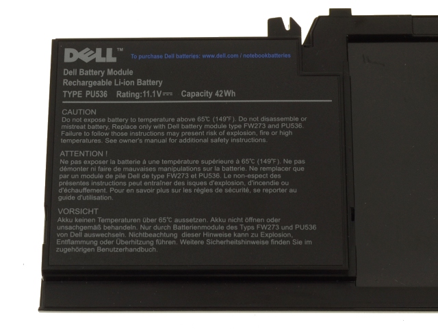 Original 42Wh 6-Cell Dell Latitude XT Tablet Battery