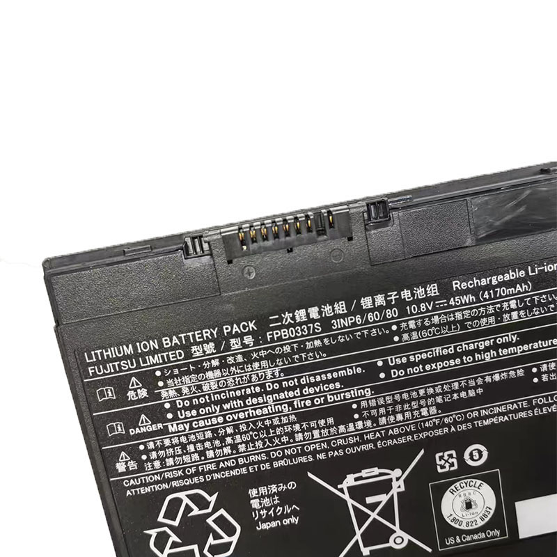 Original Battery Fujitsu Limited Lifebook U727 Series 4170mAh 45Wh