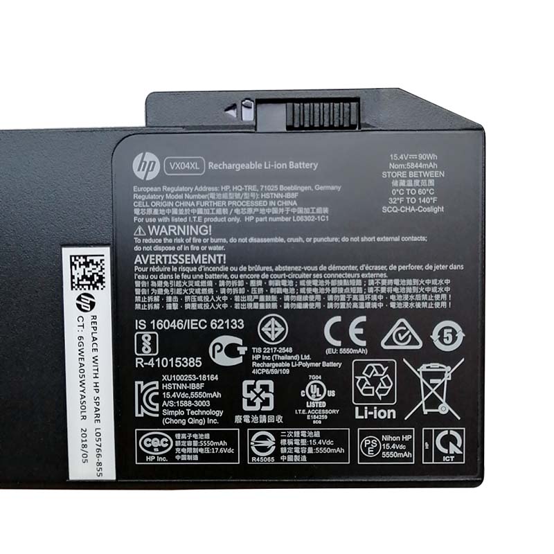 Original Battery HP ZBook 15 G5 5844mAh 90Wh