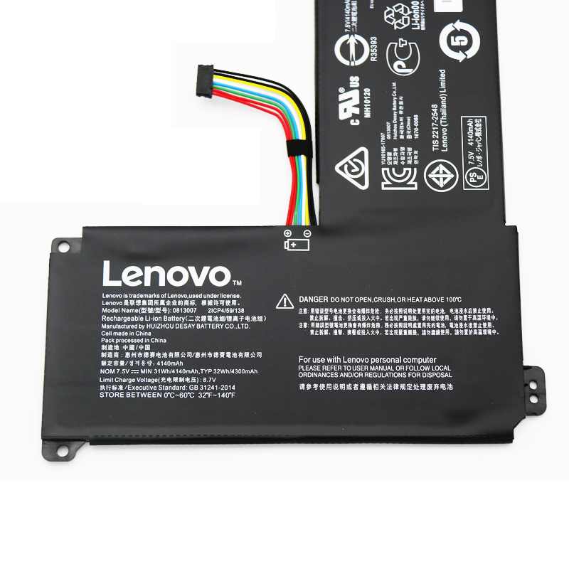 Original Battery Lenovo Ideapad 120S-14IAP 81A500JGFR 4300mAh 32Wh