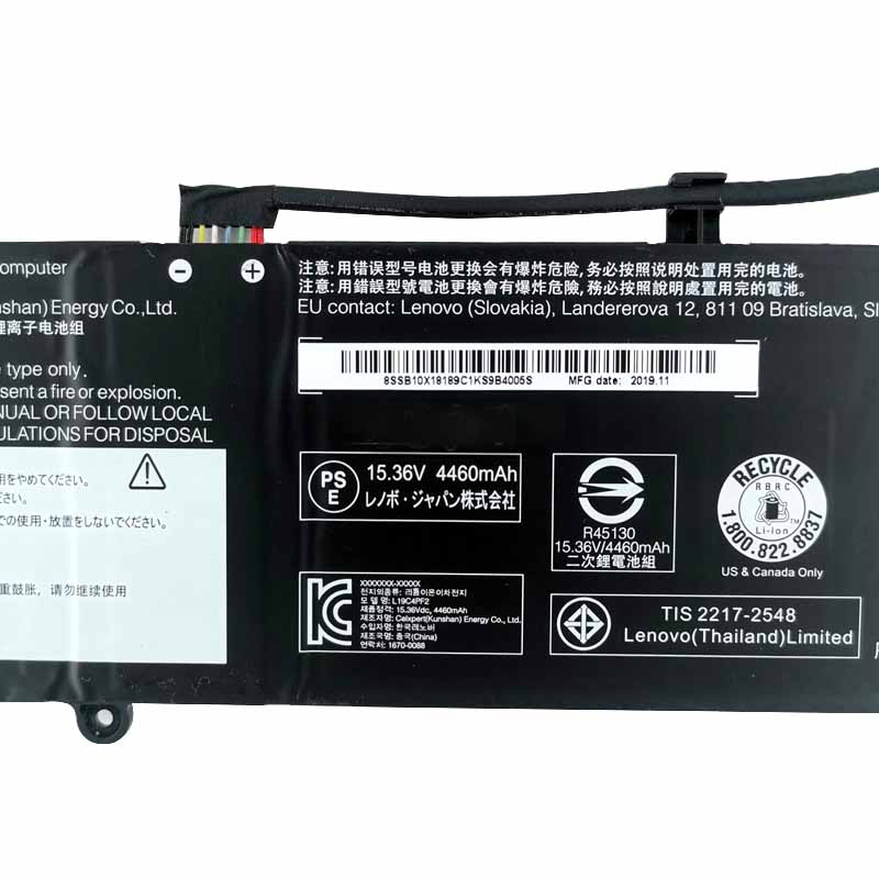 Original Battery Lenovo Yoga Creator 7 15IMH05 4560mAh 70Wh