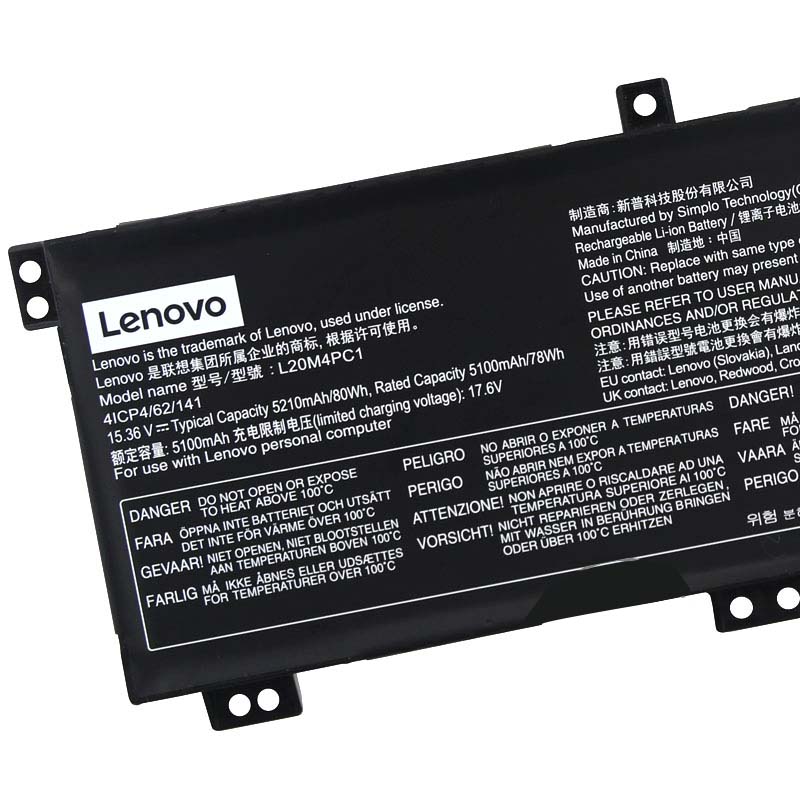 Original Battery Lenovo Legion 5 Pro 16ITH6 82JF006DUK 5210mAh 80Wh