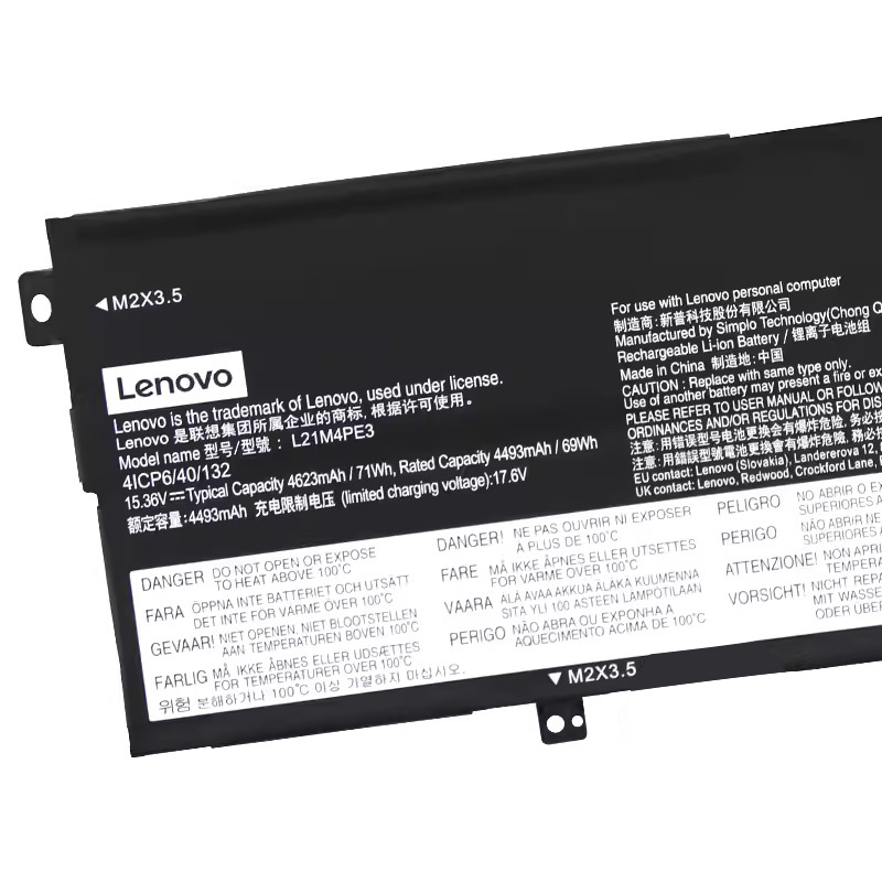 Original Battery Lenovo Yoga 7 16IAP7 82QG 4623mAh 71Wh