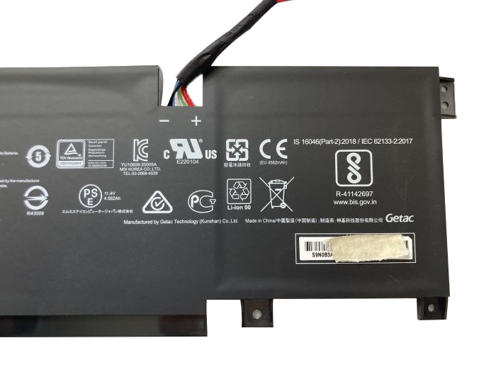 Battery MSI 9S7-16V611-007 4700mAh 53.5Wh