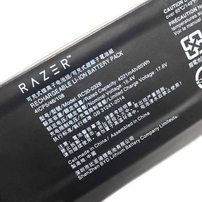 Original Battery Razer Blade 15 Advanced 2020 RZ09-0330x 4221mAh 65Wh