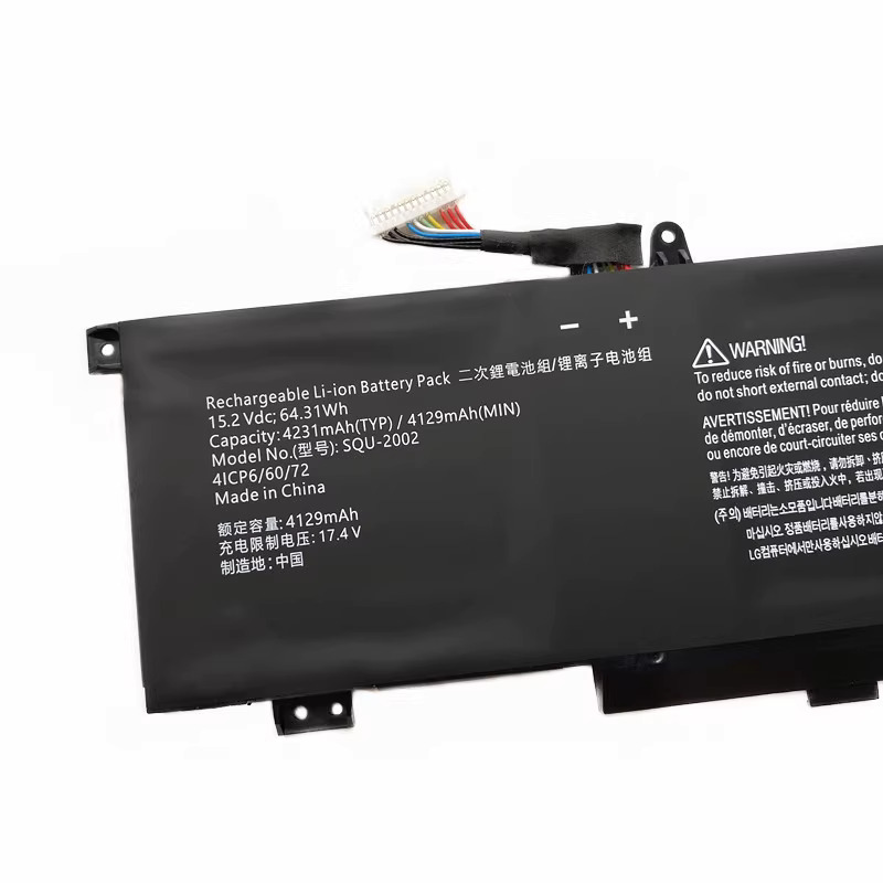 Battery Thunderobot SQU-2002 4231mAh 64.31Wh